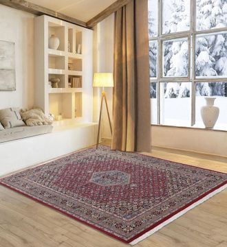 My Home Orientteppich »BB Oriental« rechteckig 12 mm Höhe reine Wolle, handgeknüpft, orientalisches Design, mit Fransen