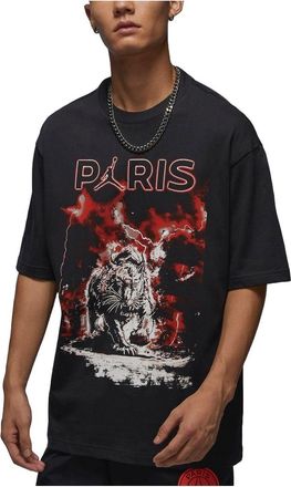 Air Jordan Paris Saint-Germain Graphic T-shirt Asia Sizing Off Noir FV7735-045