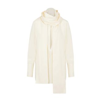 Givenchy Dames, Blouses & Shirts, Wit, Maat: 2XS Zijde