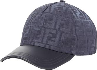 Fendi Ff Weave Baseball Hat