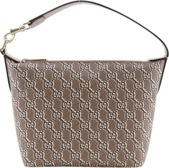 Gucci Pre-owned GG Shadow PVC Schoudertas - Dames - Vintage Mini Tas - Bruin - ONE Size - Vintage