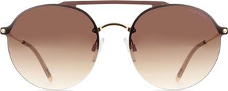 Ana Hickmann HI3043 04A Womens Sunglasses Brown Size 50