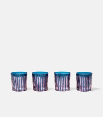 L'OBJET Set di 4 bicchieri Prism