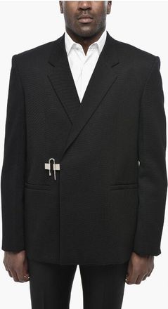 Givenchy Wool-Twill Double-Breasted Blazer LOCK size 44