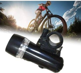 OEM Luz Para Bicicleta Con 5 Led, Luz De Se&ntilde;alizaci&oacute;n Y Faro Delantero Ultrabrillante, Fabricada En Pl&aacute;stico Negro, Apta Para Uso Nocturno