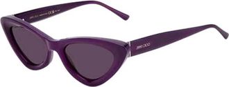 Jimmy Choo London Womens ADDY 52 S B3VUR Sunglasses - Purple - One Size