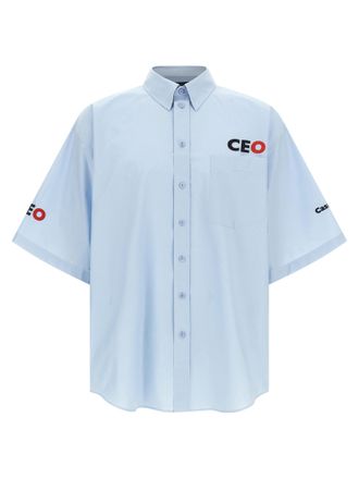Balenciaga Mens Ceo Uniform Logo Shirt