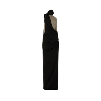 Entire studios Gowns, female, Multicolor, Size: XS Draped One-Shoulder Dress