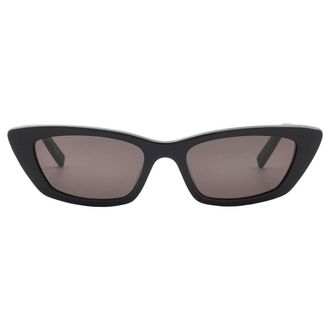 Saint Laurent Black Cat Eye Ladies Sunglasses SL 277 009 52