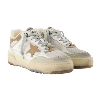 Golden Goose Mens Leather Colorblock Sneaker Multicolor Cowhide