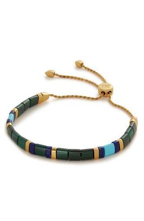 Monica Vinader Delphi Friendship Bracelet in 18Ct Gold Vermeil/Ss at Nordstrom Rack