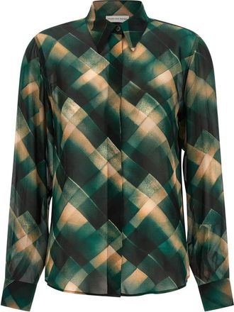 Dries Van Noten Chowy Shirt - Dames - Overhemden - Veelkleurig - XL - Overhemden