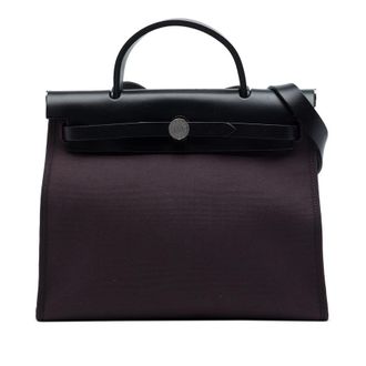 Herm&egrave;s Pre-owned Hermes Toile Herbag Zip 31 Ladies OE71Q184OU1TEBV9