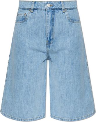 Coperni Denim Bermuda Shorts - Dames - Denim shorts - Blauw - M - Denim - Korte Broeken