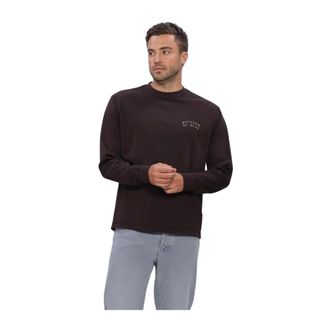 Butcher of Blue Heren Polos T-shirts Mercer Layer Tee Ls - Heren - Tops - Bruin - Maat: L