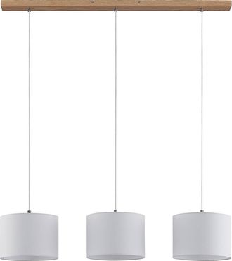 Lindby L&aacute;mpara Colgante imarin En Marr&oacute;n De Madera - Lindby