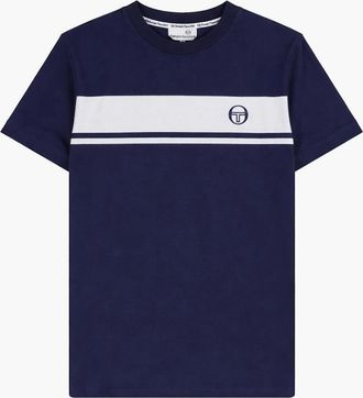 Sergio Tacchini Mens Sergio Tacchini Master T-Shirt Navy/White Tonal - Size: 46