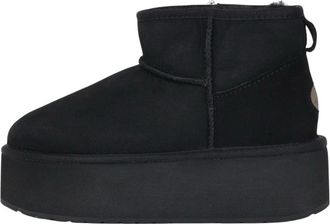 Emu Enkel laars van su&egrave;de - Dames - Winterlaarzen - Zwart - 40 EU - Su&egrave;de - Schoenen