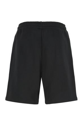 HUGO BOSS Cotton Bermuda Shorts - Black