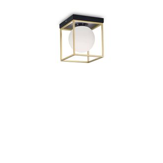 Ideal Lux Ideal Lux - Lingotto - L&aacute;mpara De Techo 1 Light Globe Lat&oacute;n Antiguo