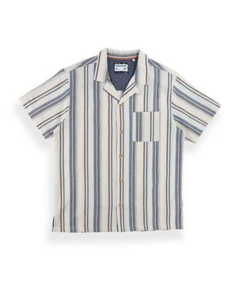 Sovereign Code Mens Tour Shirt in Cream/Vista Stripe at Nordstrom, Size X-Large