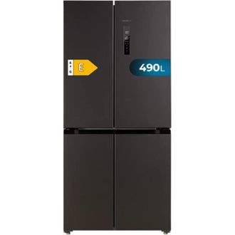 Cecotec Cecotec Frigor&iacute;fico Americano 4 Puertas Dark De 490 L Coolmarket 4d 490 Dark E. 183 Cm De Alto, 91 Cm De Ancho, Bajo Consumo
