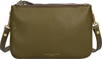 Gianni Chiarini Frida Crossbody Tas - Dames - Schoudertassen - Groen - ONE Size - Leer - Tassen