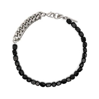 Dries Van Noten Black Lobster Claw Adjustable Fit Necklace - male - Dries Van Noten - Necklaces - Black - ONE SIZE - Accessories