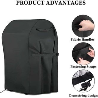 OEM Funda Protectora Para Barbacoa, Funda Para Barbacoa De Exterior, Funda Impermeable Para Barbacoa, Protecci&oacute;n Uv, Resistente Al Viento Y Al Agua, 76x66
