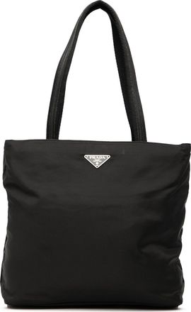 Prada Pre-owned Womens Tessuto Tote - Black Nylon - One Size