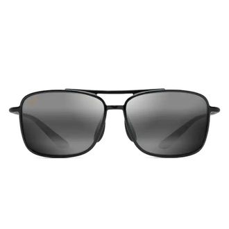 Maui Jim Sunglasses, unisex, Black, Size: 61 MM Kaupo Gap Aviator Sunglasses