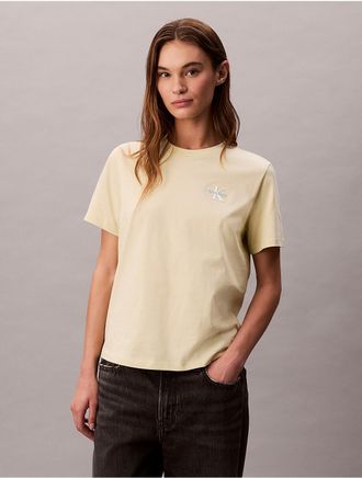 Calvin Klein Jeans Calvin Klein Womens Classic Contrast Monologo T-Shirt - White - XS