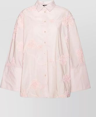 Rotate floral oversized shirt