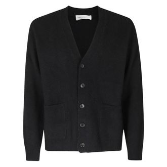 Roberto Collina Cardigan Casentino Oversize - - Knitwear - Uomo - Nero - S