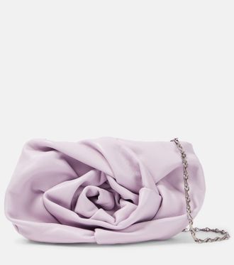 Burberry Clutch Rose in pelle