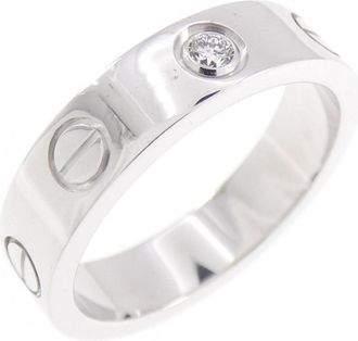 Cartier Love White Gold (18K) Band Ring (Pre-Owned)