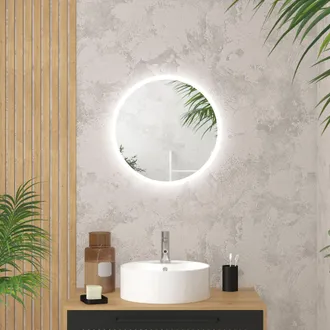 Aurlane Aurlane - Espejo Led Ip24 Reversible - 50x50cm Go Round Led 50