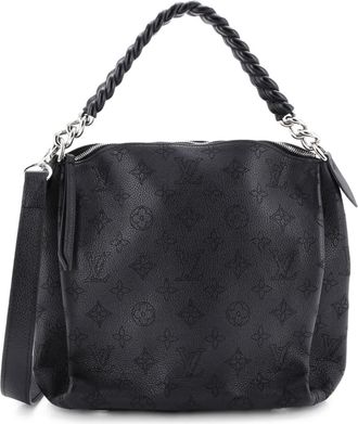 Louis Vuitton Babylone Mahina leren BB tas - Zwart