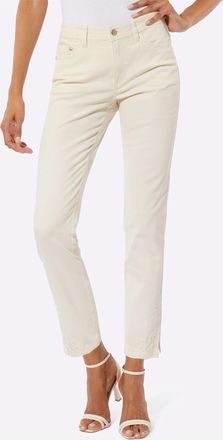 Cr&eacute;ation L Bequeme Jeans CREATION L, Damen, Gr. 36, Normalgr&ouml;ssen, champagner, 98% Baumwolle, 2% Elasthan, unifarben, 7/8-L&auml;nge, Jeans Bequeme Jeans