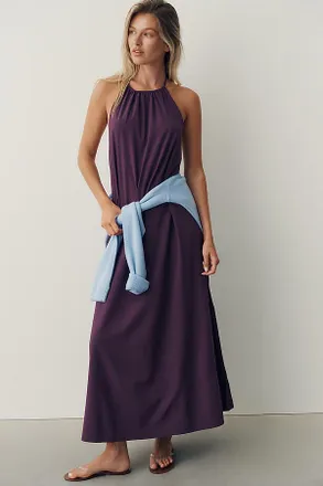 Beyond Yoga Go With The Flow Halter Dress