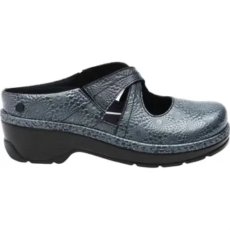 Klogs Womens Carolina Criss Cross Straps Clogs In Steel Blue
