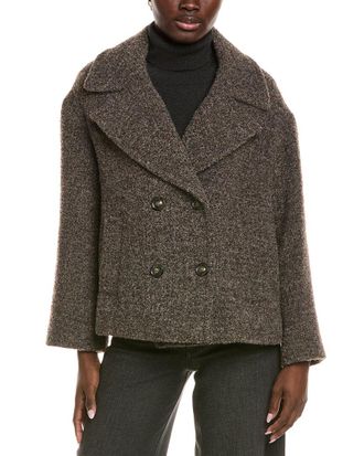 Cinzia Rocca Icons Wool-Blend Short Coat