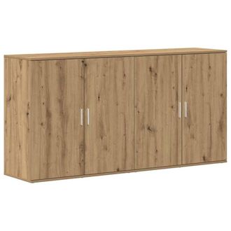 Berkfield Home Sideboards 2 pcs Artisan Oak 79x38x80 cm Engineered Wood in Brown | Size: 79 x 38 x 80 cm