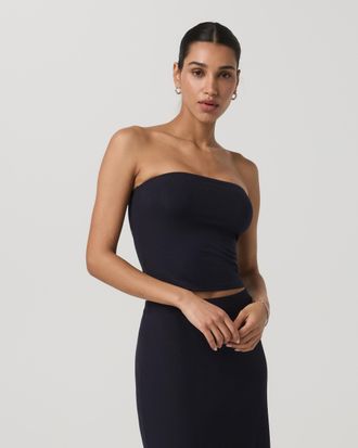 Vuori Clothing Pose Tube Top | Black | XS, Size Extra Small