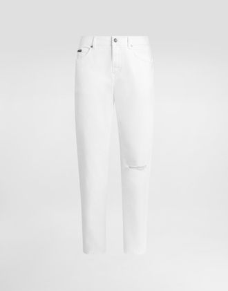 Dolce & Gabbana Pantalone - Man Denim Multi-colored 48