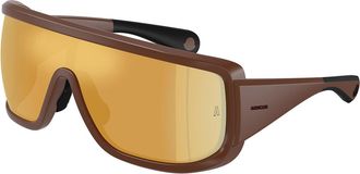 Moncler ME8003 SNOWSEEKER 50205A Mens Sunglasses Brown Size 142