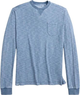 Johnnie-O Mens Spurlin Long Sleeve Tee In Indigo