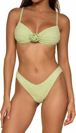 Montce Swim Devin Rosa Bikini Top In Avo Floral