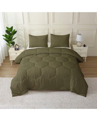 St. James Home Better Style Oversized Honeycomb Comforter Set