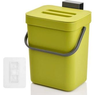 OEM Compostador De Cocina, Contenedor De Encimera De 5 Litros Con Tapa, Compostador De Cocina, Compostador Para Basura, Cocina, Interior (verde)